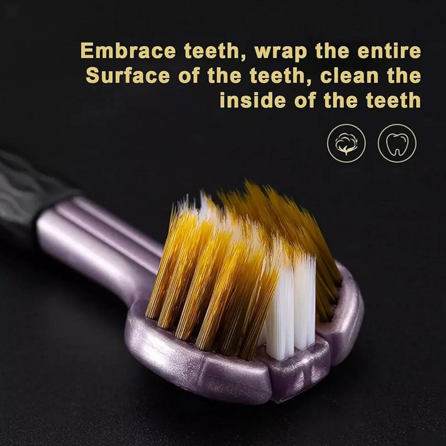 3 Sided Toothbrush, Soft Bristle Toothbrush (2 Pc Set) 3 Sided Toothbrush, Soft Bristle Toothbrush (2 Pc Set)